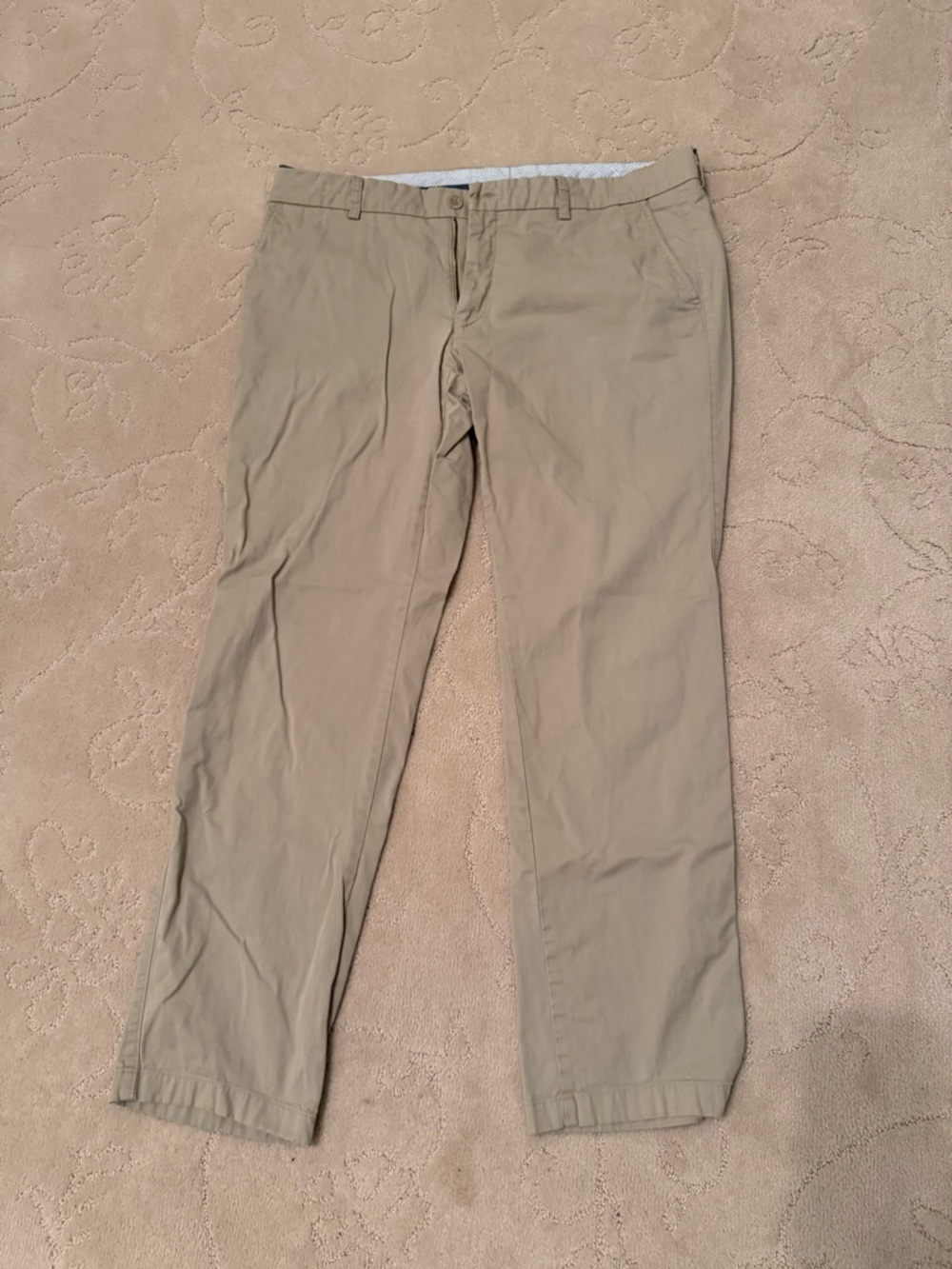 Men's Tailored Chino Pants - Tan